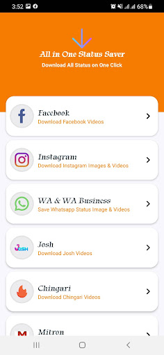 All In One Status Saver 2022 Screen 2