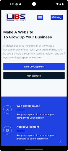 Android application LIBS screenshort
