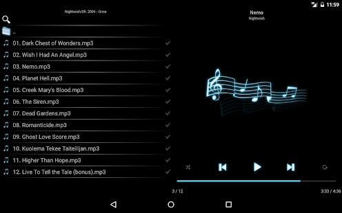 mMusic Mini Audio Player Screenshot