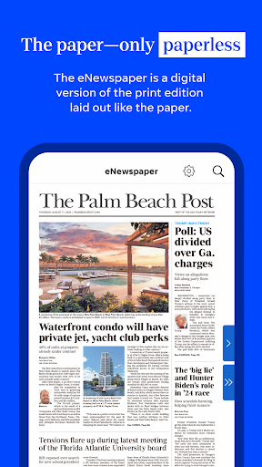 Screenshot of Palm Beach Post: Local News