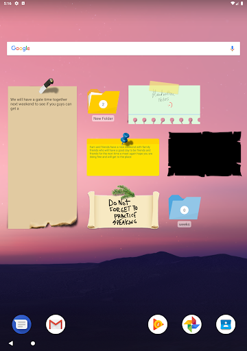 Sticky Notes  Widget
