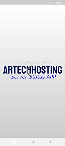 Android application ArtechHosting screenshort
