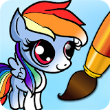 ColoringPages Little Pony Joke icon