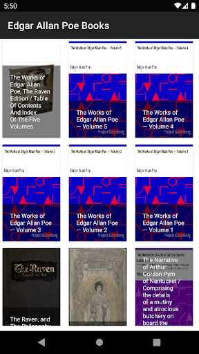 Edgar Allan Poe Books Screen 2