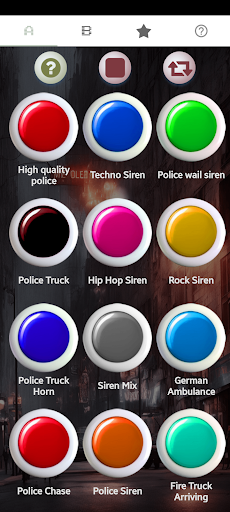 Android application Police Ringtones screenshort
