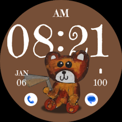 Animated Bear Watch Face