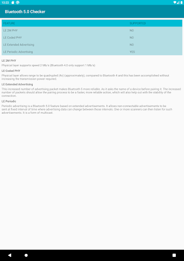 Fast Bluetooth 5.0 Checker