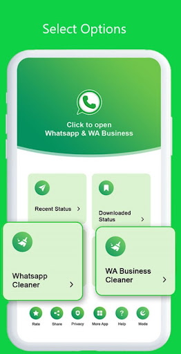 Android application Status Saver & Cleaner screenshort