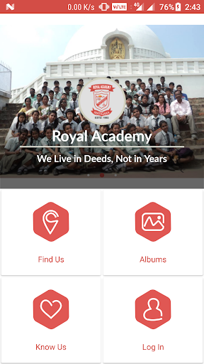 Android application Royal Academy Matigara screenshort