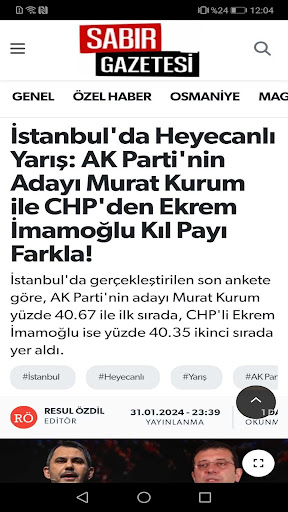 Sabır Gazetesi Screen 2