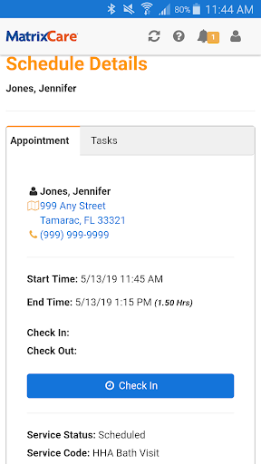 MatrixCare for Home Care Screen 2