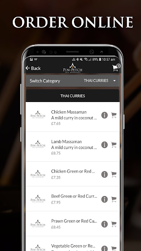Android application Pin Petch Thai Restaurant screenshort