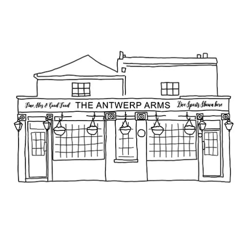 The Antwerp Arms logo