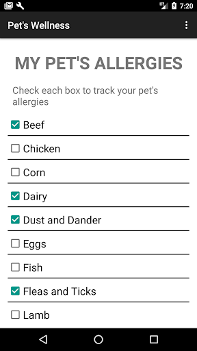 Pets Wellness Screen 3