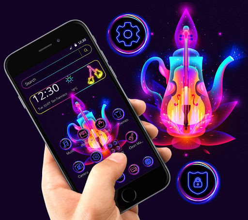 Neon Magic Lamp Theme⚜️