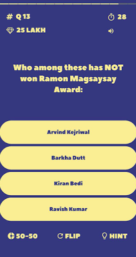 Hot Seat 2021 Quiz Game