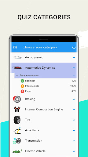 Android application MECA - Car Quiz screenshort