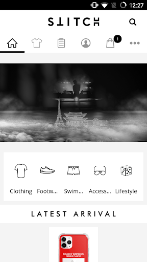 Android application STITCH screenshort