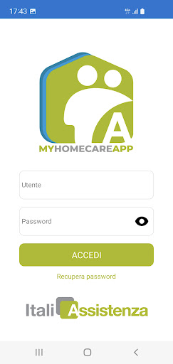 Android application MyHomecareApp screenshort