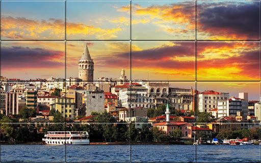 Android application Tile Puzzle Istanbul screenshort