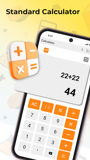 Android application Simple Calculator with Memory screenshort