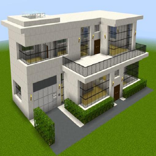 Casas modernas em minecraft - nossa casa de hj é essa , muito linda né ,  amanha tem mais ,galera peço a vocês que escolham um nome para nossa cidade  deixem nos