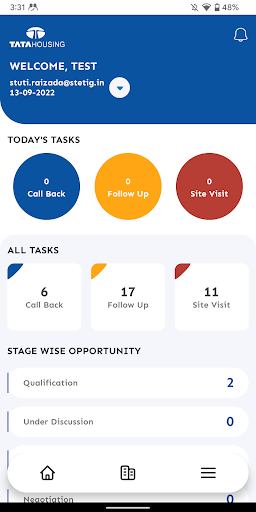 Android application Tata Call Sync App screenshort
