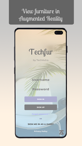 Android application Techfur screenshort