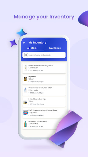 Android application EMS: Stock & Billing Made Easy screenshort