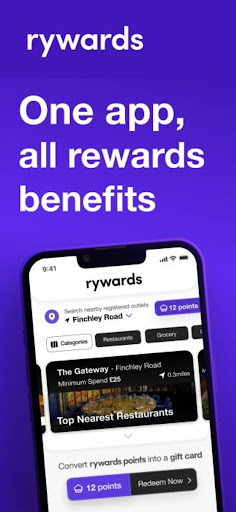 Android application Rywards screenshort