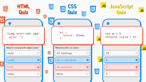 Html, CSS, JavaScript Quiz