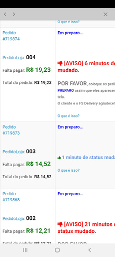 FS -  Gestor de Pedidos Para