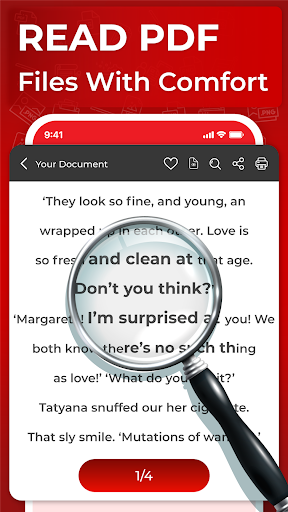 PDF Reader & creator: docscan Screen 3