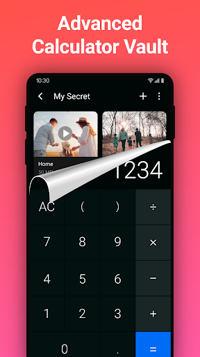 Android application Calculator Vault, Gallery Lock screenshort