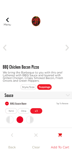 Screenshot of Pizza Pit