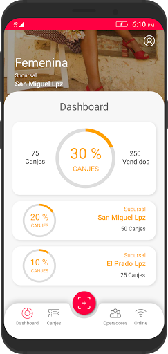 Android application Zum Giftcards Comercios screenshort