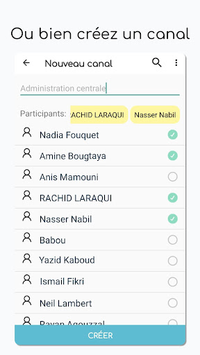Focus messenger Screen 3