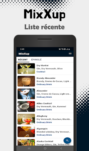 Aperçu de l'application