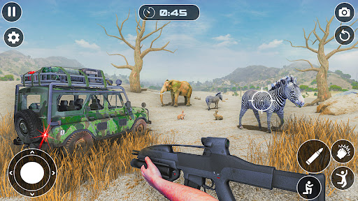 Android application Animal Hunting Desert Shooting screenshort