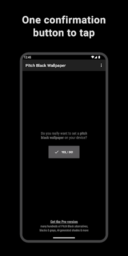 Android application Pitch Black Wallpaper screenshort