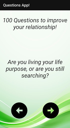 Relationship questions