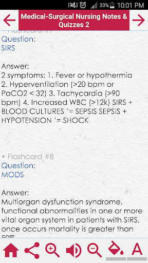 Android application Medical-Surgical Nursing screenshort