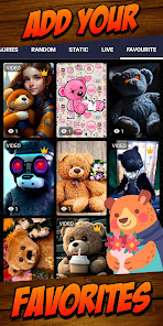 Screenshot 6 fondo pantalla oso de peluche android