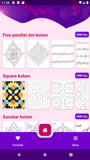 Kolam Rangoli Designs Screen 2