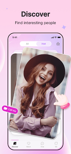 Android application Vava.live - Go video chat screenshort