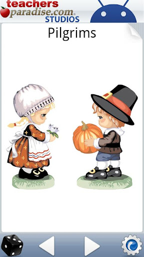 Android application Thanksgiving Flash Cards screenshort