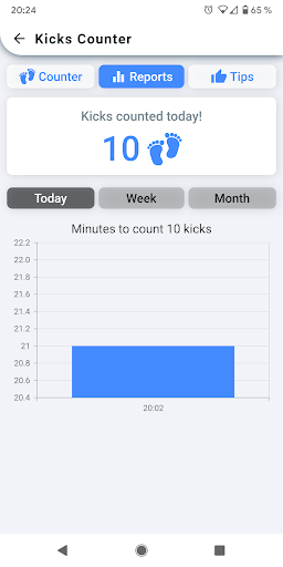 Kick Counter - Track your baby Screen 2