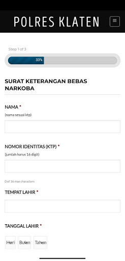 SITANGGAP Polres Klaten