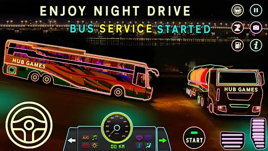 Euro Coach Bus Driving Game 3d
