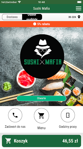 Android application Sushi Mafia screenshort